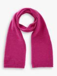 Benetton Kids' Wool Blend Link Stitch Scarf, Cyclamen