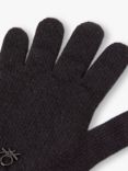 Benetton Kids' Wool Blend Gloves, Black