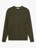 forét Alpine Knit Jumper, Dark Moss