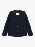 forét Hill Wool Cardigan, Navy