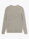 forét Cone Rib Knit Jumper, Light Grey Melangé