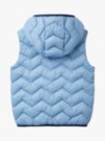 Benetton Kids' Zig Zag Padded Gilet, Sugar Paper