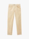 Benetton Kids' Slim Fit Corduroys, Sand