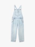 Benetton Kids' Denim Salopettes, Blue