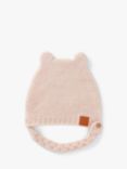 Benetton Kids' Wool Cashmere Blend Ear Accent Beanie, Pink