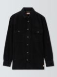 Armor Lux Cotton Long sleeved Velvet Overshirt, Rich Navy