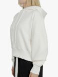 Ony Cropped Cotton Hoodie, Off White