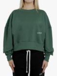 Ony Cropped Sweater, Green