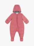 Petit Bateau Baby Snowsuit, Rosewood