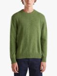 Benetton Warm Wool Crew Neck Jumper, Melange