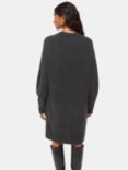 Whistles Petite Ava Wool Jumper Dress, Grey