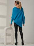 Jolie Moi Soft Knit Wool Blend Jumper, Turquoise