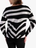 chesca Zebra Jumper, Black/White