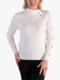 chesca Cowl Neck Jumper, White