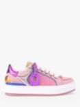 Kurt Geiger London Southbank Tag Colour Block Trainers, Pink/Multi