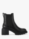 Carvela Ignite Leather Chunky Chelsea Boots, Black