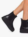 KG Kurt Geiger Tanvi Platform Ankle Boots, Black