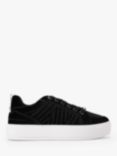 KG Kurt Geiger Kingly Textured Platform Trainers, Black