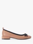 KG Kurt Geiger Marvyn Low Heel Ballerina Pumps, Brown Camel