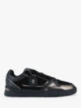 Kurt Geiger London Regan Leather Metallic Trainers, Black