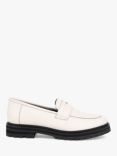 Jones Bootmaker Darra 2 Leather Penny Loafers, White