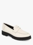 Jones Bootmaker Darra 2 Leather Penny Loafers, White