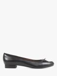 Jones Bootmaker Soleil Leather Ballet Flats, Black