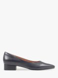 Jones Bootmaker Sunstone Leather Court Shoes, Navy