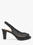 Paradox London Levinia Embellished Platform Heel Sandals, Black