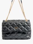 Paradox London Oberon Quilted Shoulder Bag, Black