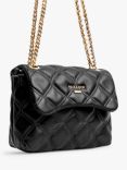 Paradox London Odin Quilted Shoulder Bag, Black