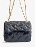 Paradox London Odin Quilted Shoulder Bag, Navy