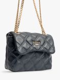 Paradox London Odin Quilted Shoulder Bag, Navy