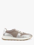 TOMS TRVL Lite Leather Blend Trainers, Silver