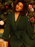 Cyberjammies Jersey Long Dressing Gown, Green