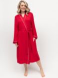 Cyberjammies Montana Jersey Dressing Gown, Red