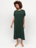 Cyberjammies Jersey Cap Sleeve Nightdress, Dark Green