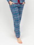 Cyberjammies Montana Check Pyjama Bottoms, Blue