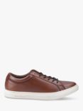 Jack & Jones Galaxy Leather Trainers, Light Brown