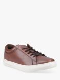 Jack & Jones Galaxy Leather Trainers, Light Brown