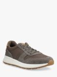 TOMS TRVL Lite Leather Blend Retro Trainers, Olive