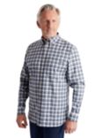 Rohan Men's Dover Long Sleeve Shirt, Slate Grey/White