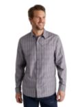 Rohan Men's Portreath Long Sleeve Shirt, Mauve Grey/Mineral