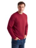 Rohan Radiant Merino Wool Crew Neck Jumper, Juniper Red