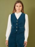 Yumi Cord Waistcoat, Teal