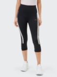 Venice Beach Kim 3/4 Sports Leggings, Black_tinted Rose