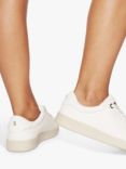 KG Kurt Geiger Eliza Lace Up Trainers, White