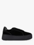 KG Kurt Geiger Lighter Suede Chunky Trainers, Black