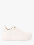 KG Kurt Geiger Lighter Laceless Quilted Chunky Trainers, White