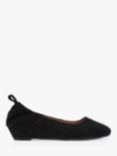 KG Kurt Geiger Mackie Suede Ballerina Pumps, Black